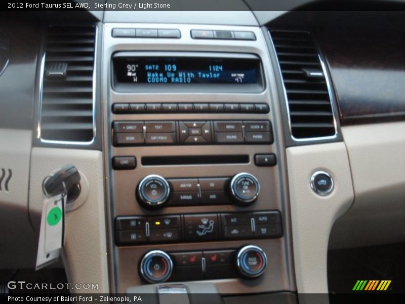 Controls of 2012 Taurus SEL AWD