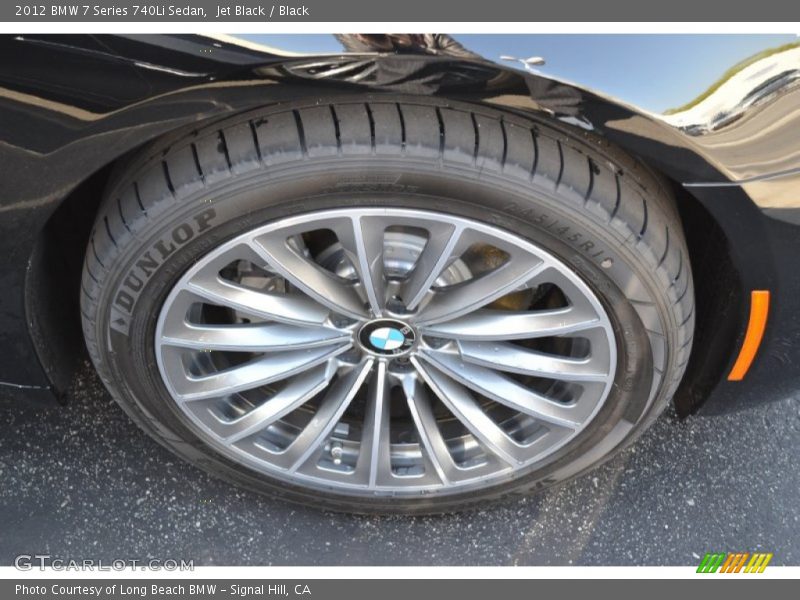 Jet Black / Black 2012 BMW 7 Series 740Li Sedan