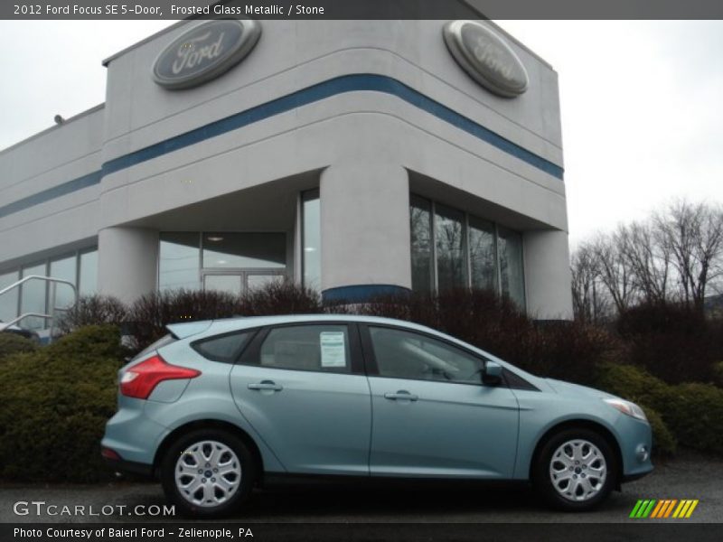 Frosted Glass Metallic / Stone 2012 Ford Focus SE 5-Door
