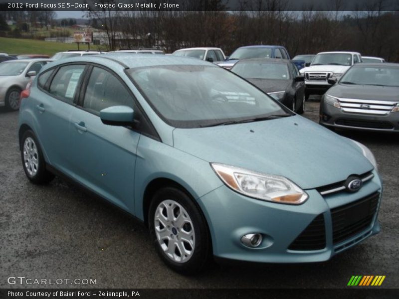 Frosted Glass Metallic / Stone 2012 Ford Focus SE 5-Door