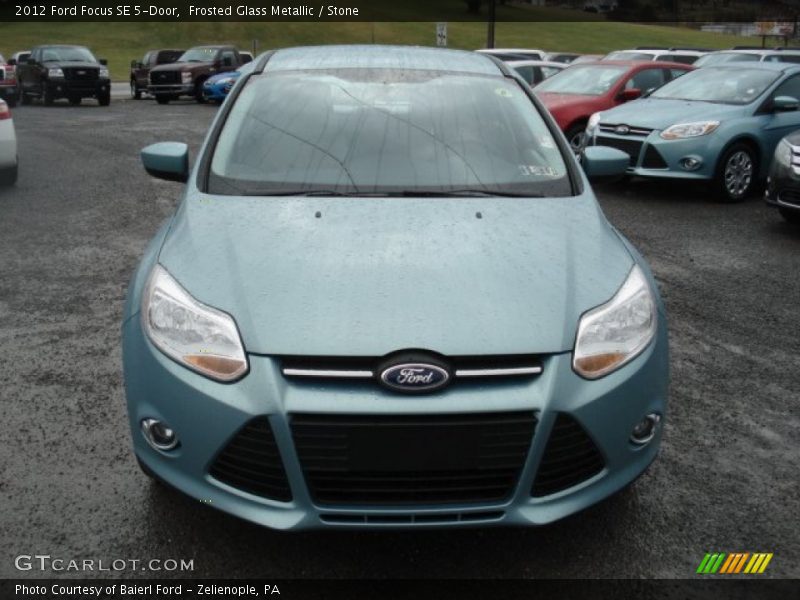 Frosted Glass Metallic / Stone 2012 Ford Focus SE 5-Door