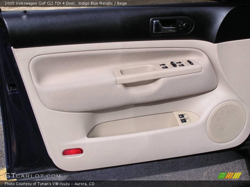 Indigo Blue Metallic / Beige 2005 Volkswagen Golf GLS TDI 4 Door