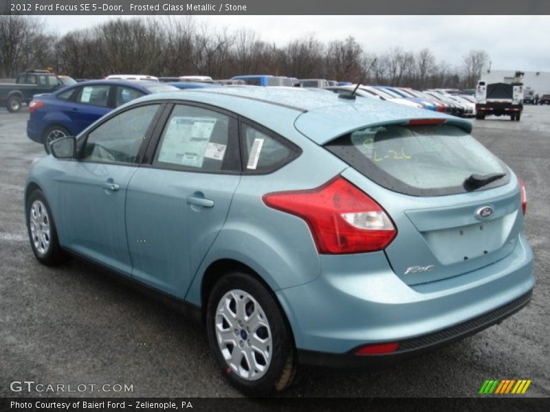 Frosted Glass Metallic / Stone 2012 Ford Focus SE 5-Door