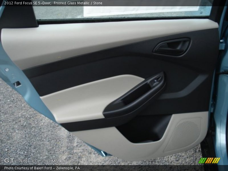 Frosted Glass Metallic / Stone 2012 Ford Focus SE 5-Door
