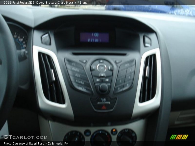 Frosted Glass Metallic / Stone 2012 Ford Focus SE 5-Door