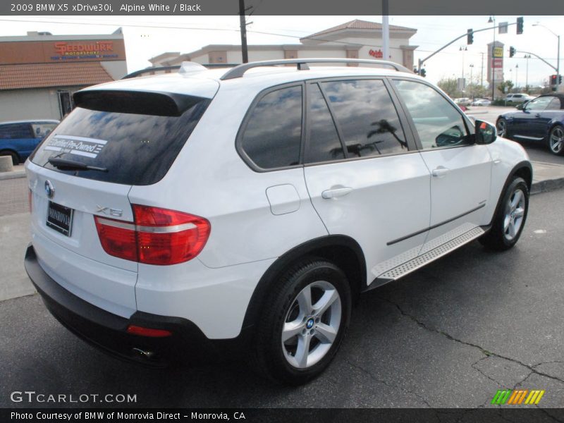 Alpine White / Black 2009 BMW X5 xDrive30i