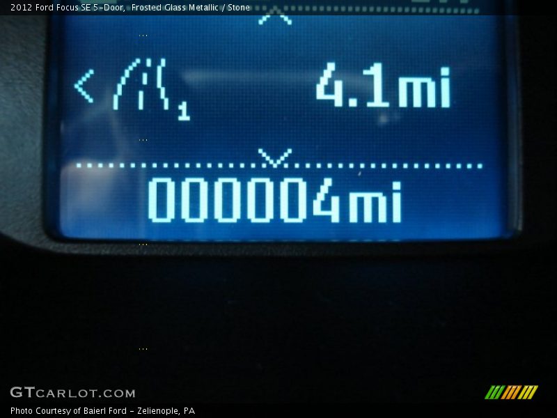 Frosted Glass Metallic / Stone 2012 Ford Focus SE 5-Door