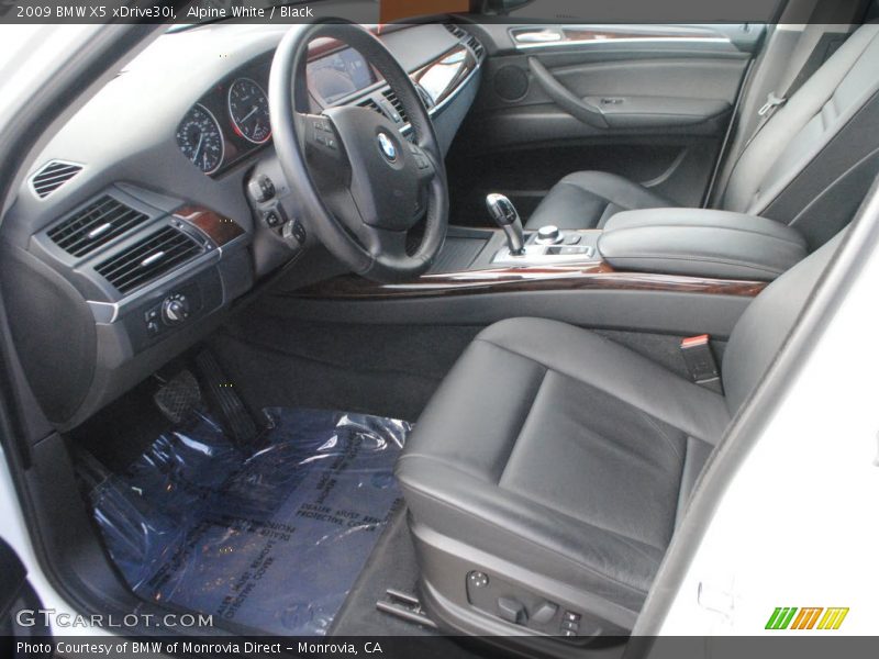 Alpine White / Black 2009 BMW X5 xDrive30i