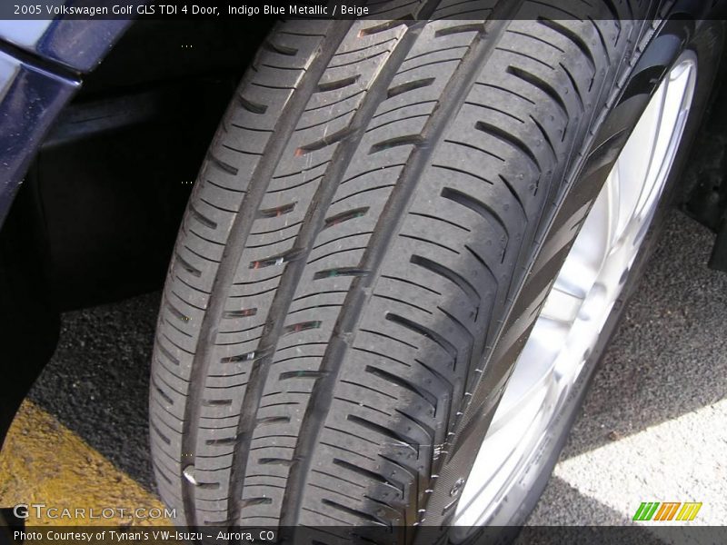 Indigo Blue Metallic / Beige 2005 Volkswagen Golf GLS TDI 4 Door
