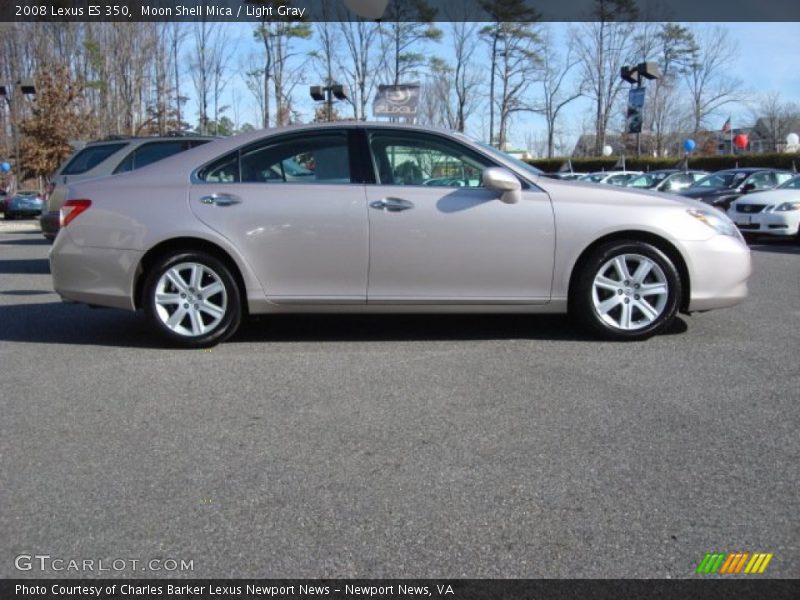 Moon Shell Mica / Light Gray 2008 Lexus ES 350