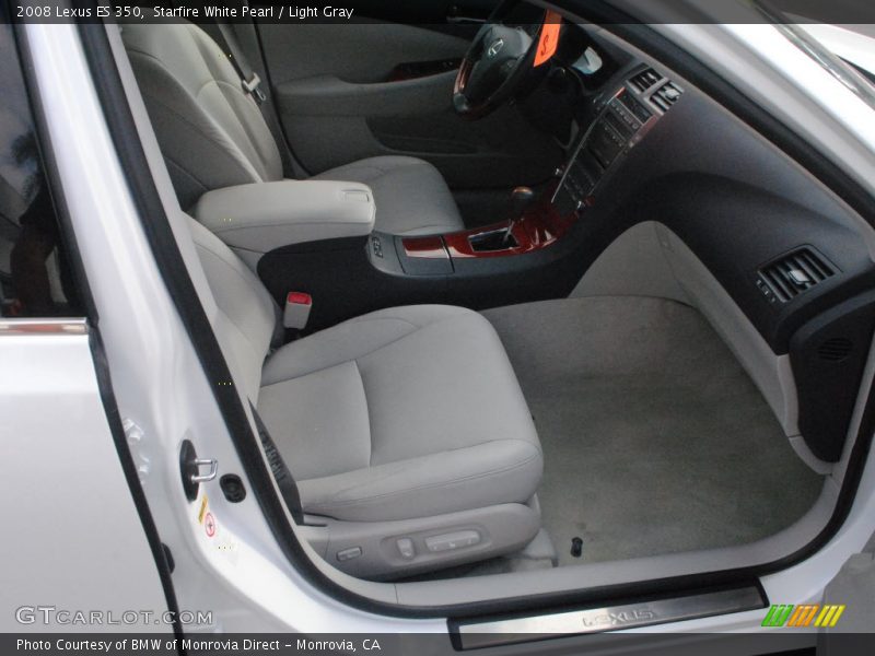 Starfire White Pearl / Light Gray 2008 Lexus ES 350