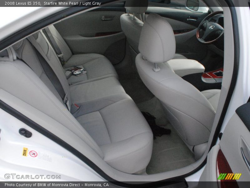 Starfire White Pearl / Light Gray 2008 Lexus ES 350