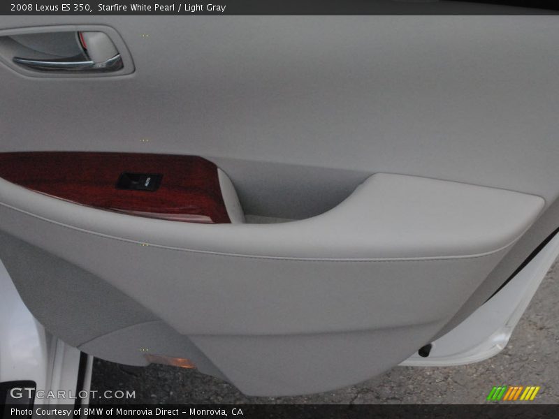 Starfire White Pearl / Light Gray 2008 Lexus ES 350