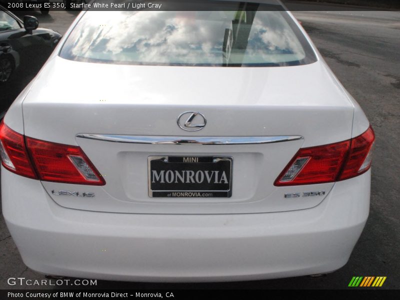 Starfire White Pearl / Light Gray 2008 Lexus ES 350