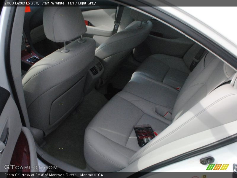 Starfire White Pearl / Light Gray 2008 Lexus ES 350
