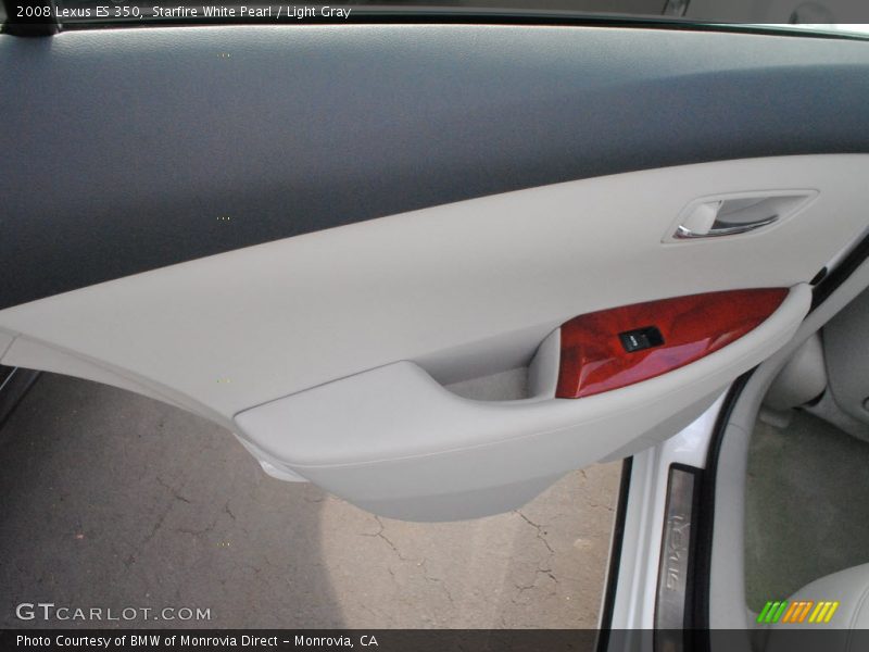 Starfire White Pearl / Light Gray 2008 Lexus ES 350