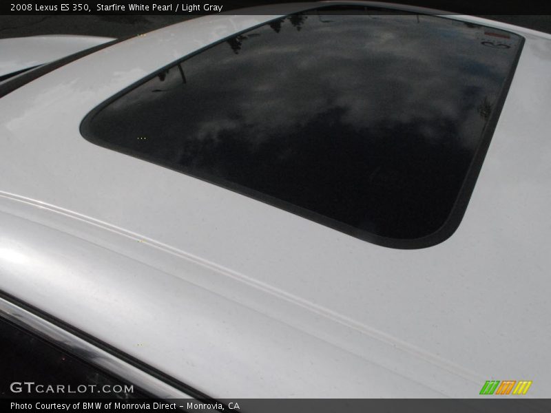 Starfire White Pearl / Light Gray 2008 Lexus ES 350