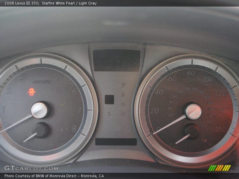 Starfire White Pearl / Light Gray 2008 Lexus ES 350