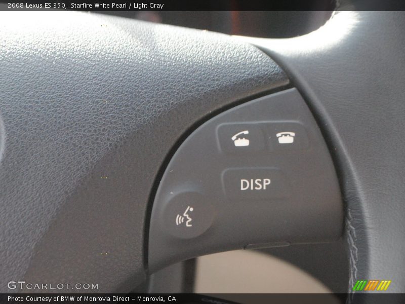 Starfire White Pearl / Light Gray 2008 Lexus ES 350