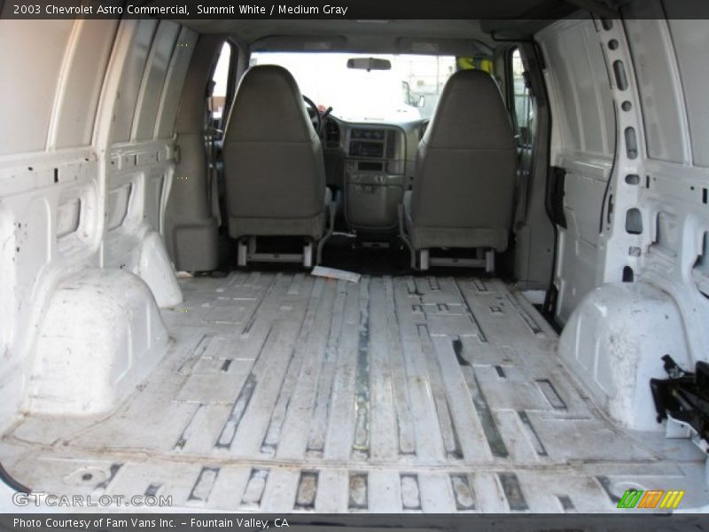 Summit White / Medium Gray 2003 Chevrolet Astro Commercial