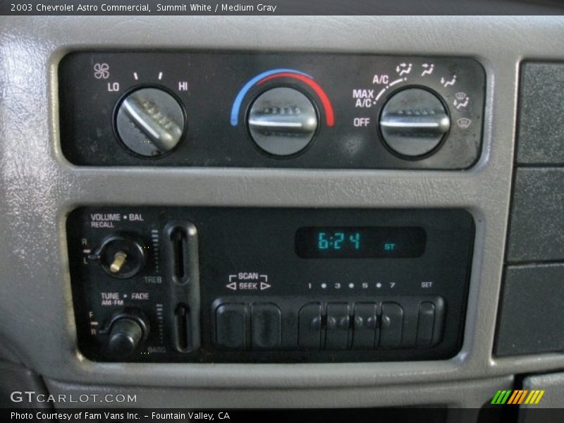 Summit White / Medium Gray 2003 Chevrolet Astro Commercial