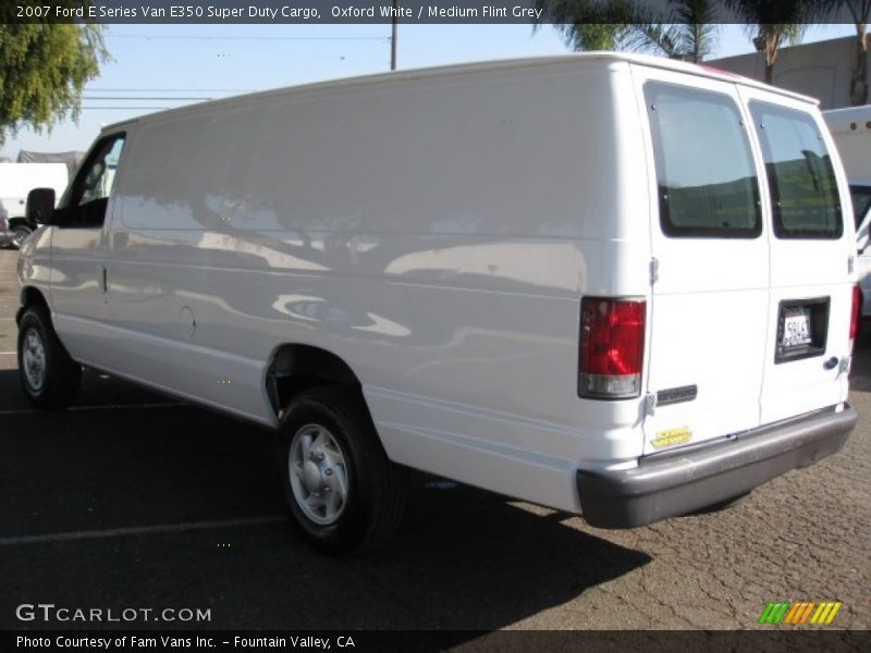 Oxford White / Medium Flint Grey 2007 Ford E Series Van E350 Super Duty Cargo
