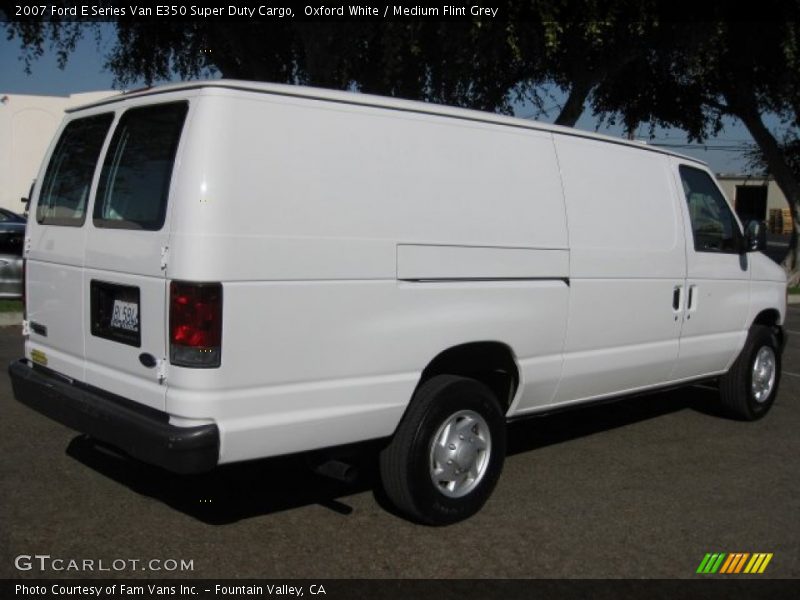Oxford White / Medium Flint Grey 2007 Ford E Series Van E350 Super Duty Cargo