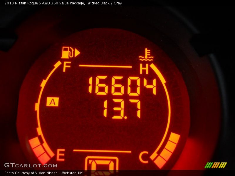 Wicked Black / Gray 2010 Nissan Rogue S AWD 360 Value Package