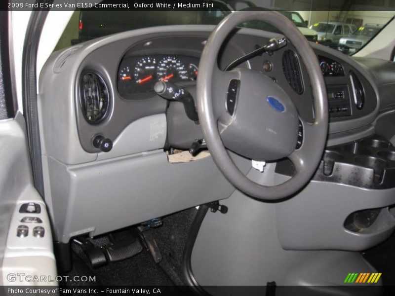 Oxford White / Medium Flint 2008 Ford E Series Van E150 Commercial