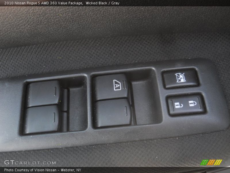 Wicked Black / Gray 2010 Nissan Rogue S AWD 360 Value Package