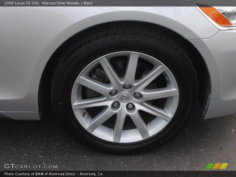 Mercury Silver Metallic / Black 2006 Lexus GS 300