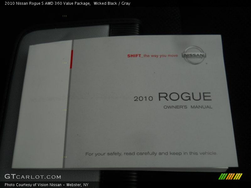 Books/Manuals of 2010 Rogue S AWD 360 Value Package