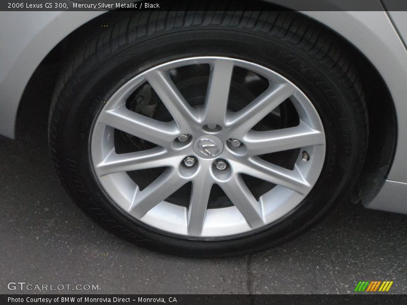 Mercury Silver Metallic / Black 2006 Lexus GS 300