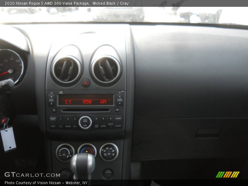 Wicked Black / Gray 2010 Nissan Rogue S AWD 360 Value Package