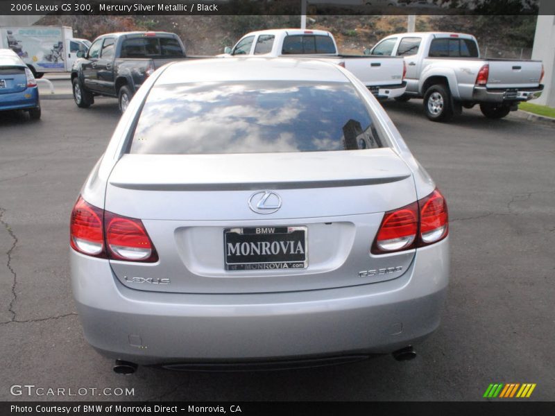 Mercury Silver Metallic / Black 2006 Lexus GS 300