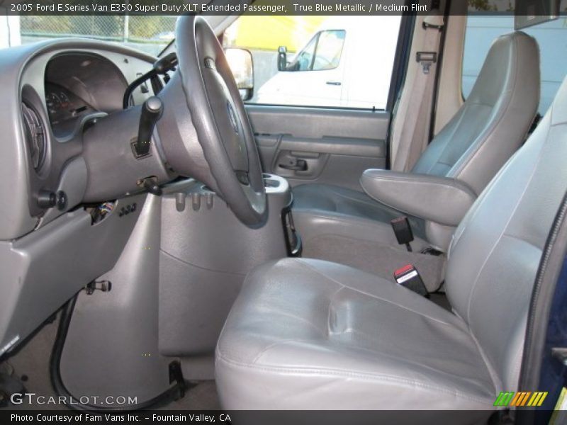  2005 E Series Van E350 Super Duty XLT Extended Passenger Medium Flint Interior