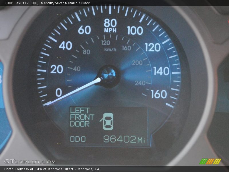 Mercury Silver Metallic / Black 2006 Lexus GS 300