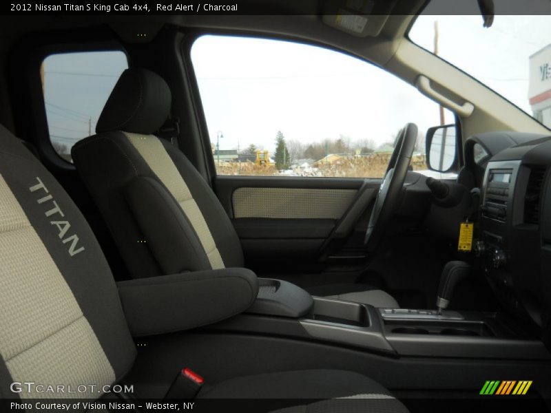  2012 Titan S King Cab 4x4 Charcoal Interior