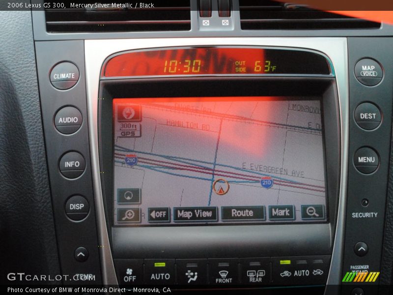 Mercury Silver Metallic / Black 2006 Lexus GS 300