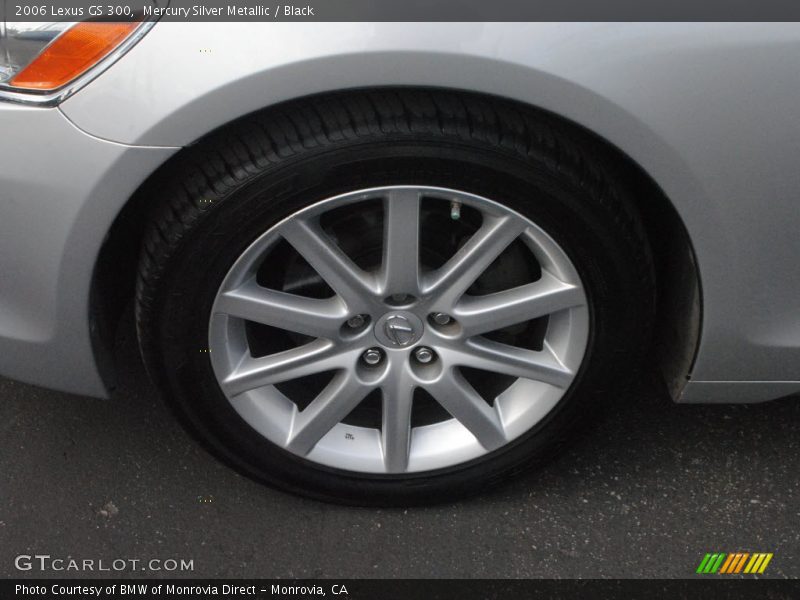 Mercury Silver Metallic / Black 2006 Lexus GS 300