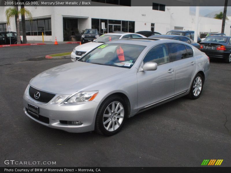 Mercury Silver Metallic / Black 2006 Lexus GS 300