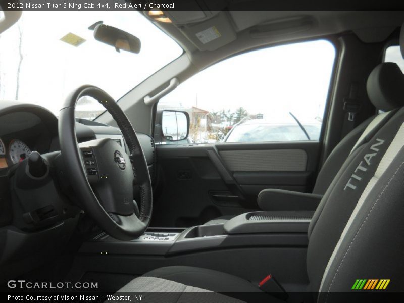  2012 Titan S King Cab 4x4 Charcoal Interior
