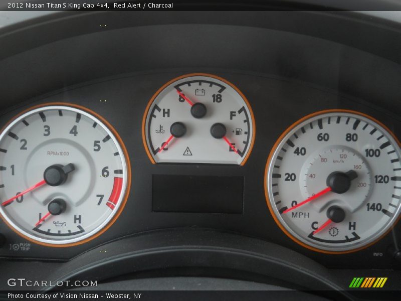 2012 Titan S King Cab 4x4 S King Cab 4x4 Gauges