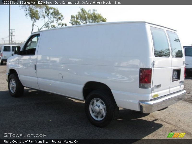 Oxford White / Medium Flint 2008 Ford E Series Van E250 Super Duty Commericial