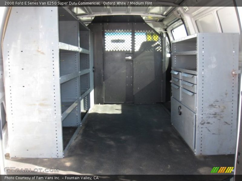Oxford White / Medium Flint 2008 Ford E Series Van E250 Super Duty Commericial