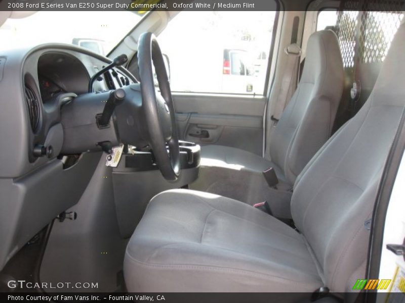 Oxford White / Medium Flint 2008 Ford E Series Van E250 Super Duty Commericial