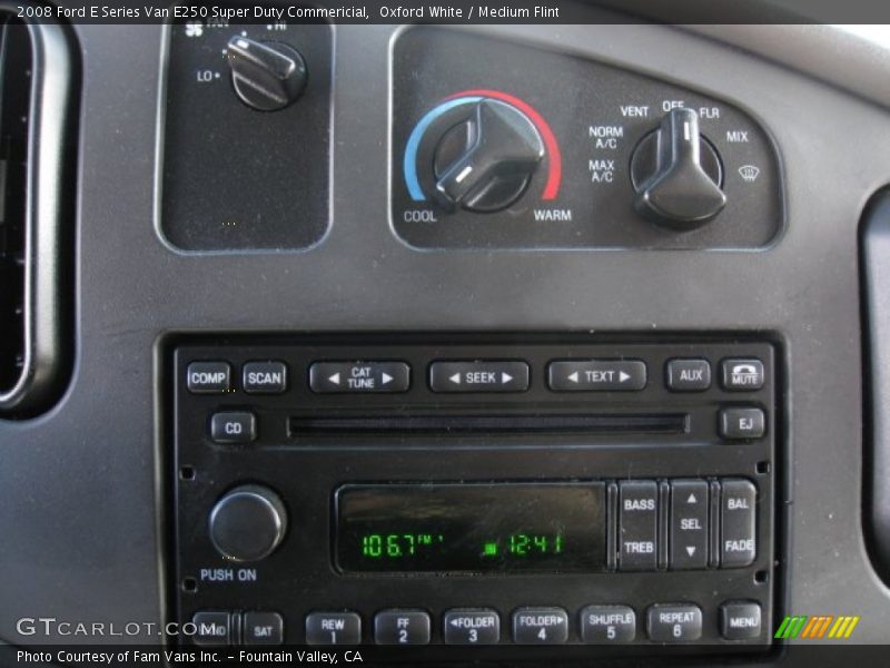 Oxford White / Medium Flint 2008 Ford E Series Van E250 Super Duty Commericial