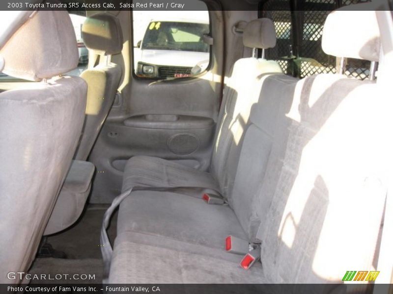 Salsa Red Pearl / Gray 2003 Toyota Tundra SR5 Access Cab