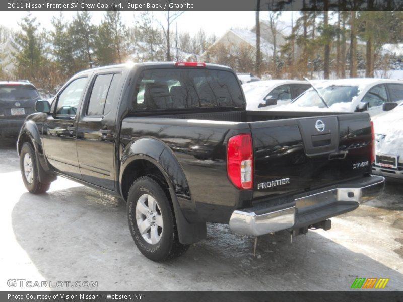 Super Black / Graphite 2011 Nissan Frontier SV Crew Cab 4x4