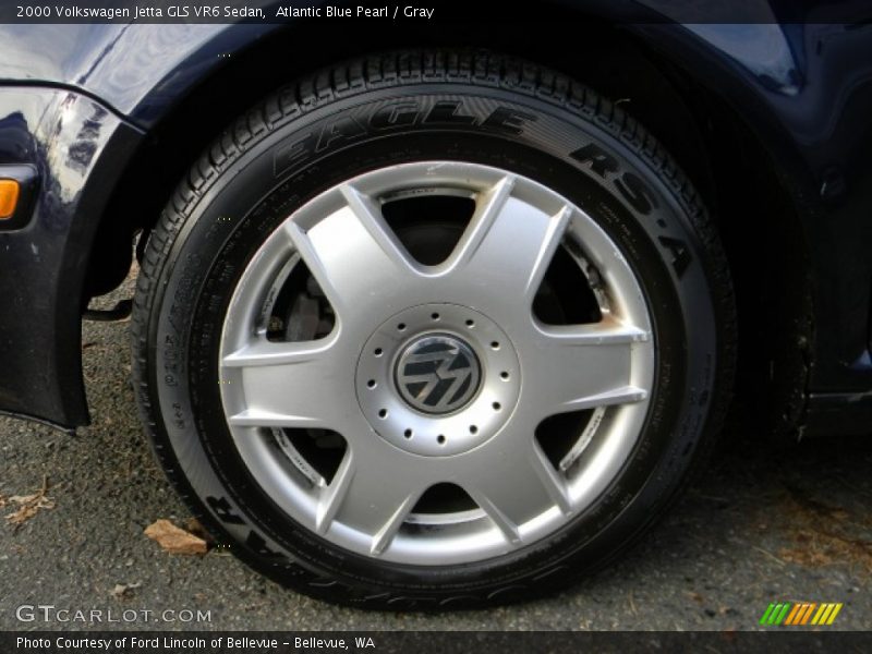 Atlantic Blue Pearl / Gray 2000 Volkswagen Jetta GLS VR6 Sedan